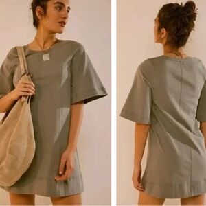 FP Beach x Free People Green Portia Mini Cover Up Dress